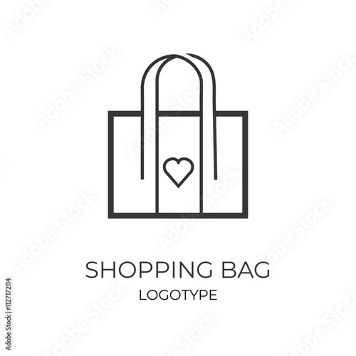 Shopping bag logo