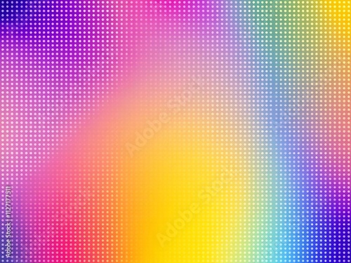 Abstract colorful gradient background with dotted pattern.