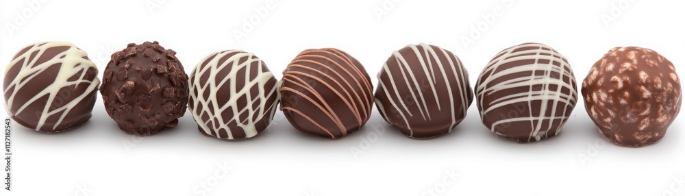 Assorted Chocolate Truffles with Varied Coatings and Drizzles for Gourmet Treats, Perfect for Celebrations, Gifts, and Sweet Indulgences in Elegant Presentation Assorted Chocolate Truffles with Varied Coatings and Drizzles for Gourmet Treats, Perfect for Celebrations, Gifts, and Sweet Indulgences in Elegant Presentation