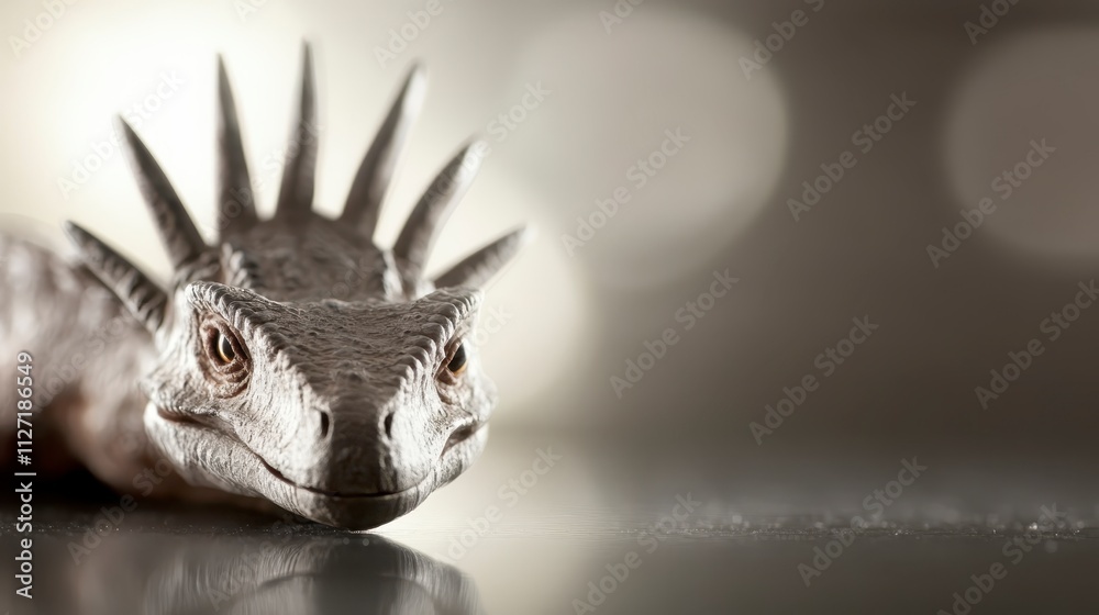Majestic Spiked Lizard Reptile Close Up Wildlife Photography Majestic Spiked Lizard Reptile Close Up Wildlife Photography