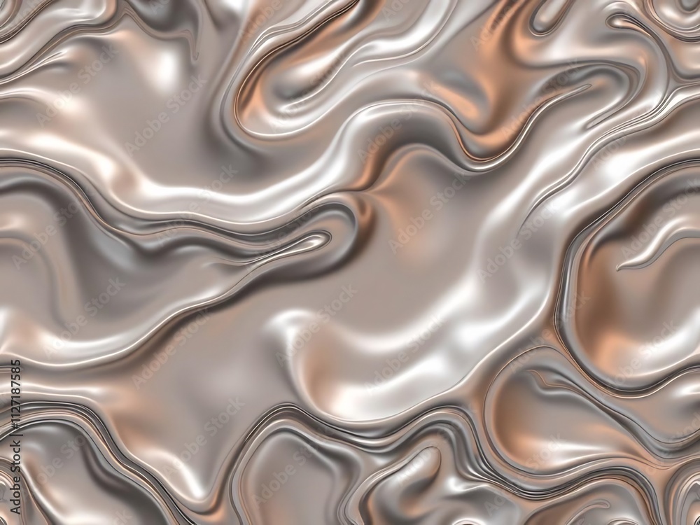 Abstract metallic liquid swirl pattern. Abstract metallic liquid swirl pattern.