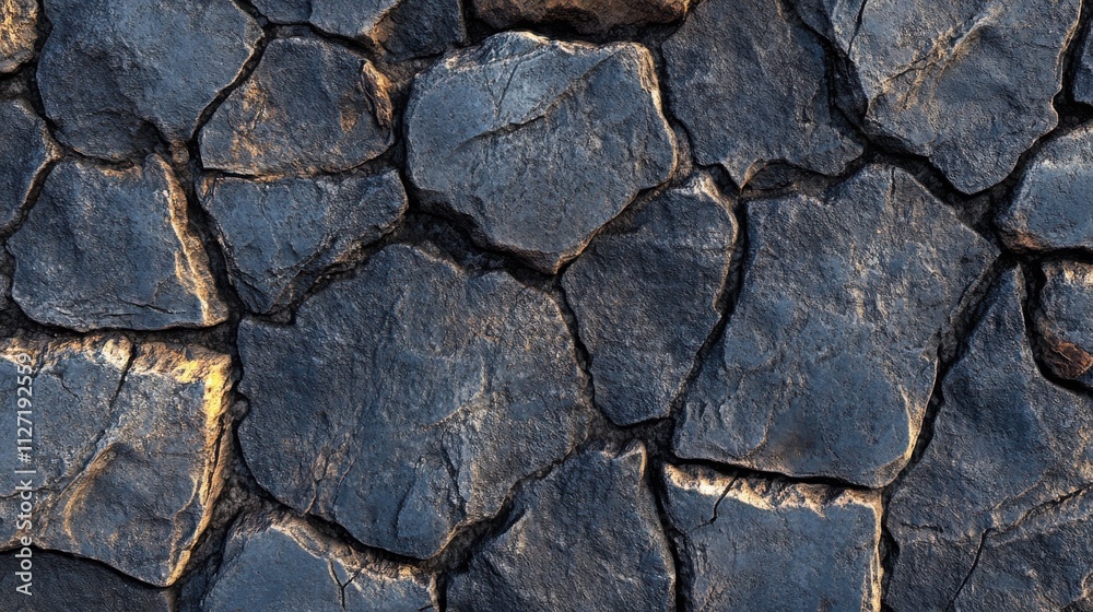 Cracked dark stone tile texture with rugged patterns. Cracked dark stone tile texture with rugged patterns.