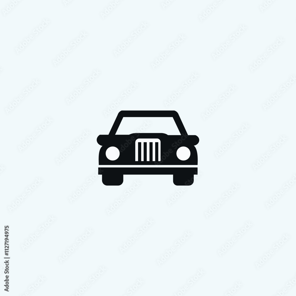 Truck Front side vector icon, Car Front side vector icon, Car Front side icon Truck Front side vector icon, Car Front side vector icon, Car Front side icon