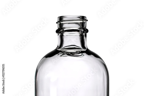 Wallpaper Mural A clear glass bottle with a rounded neck and a narrow opening Torontodigital.ca