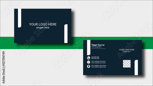 Business card design template, Clean professional business card template, visiting card, business card template.