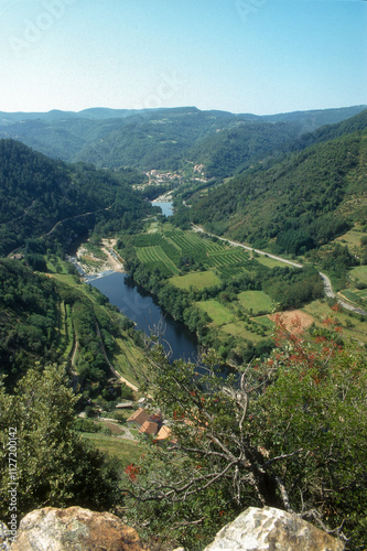 vallée de l'Eyrieux, rivière Eyrieux, 07, Ardeche, France