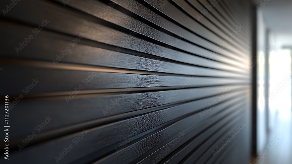 Dark Horizontal Wooden Slat Wall Paneling Dark Horizontal Wooden Slat Wall Paneling