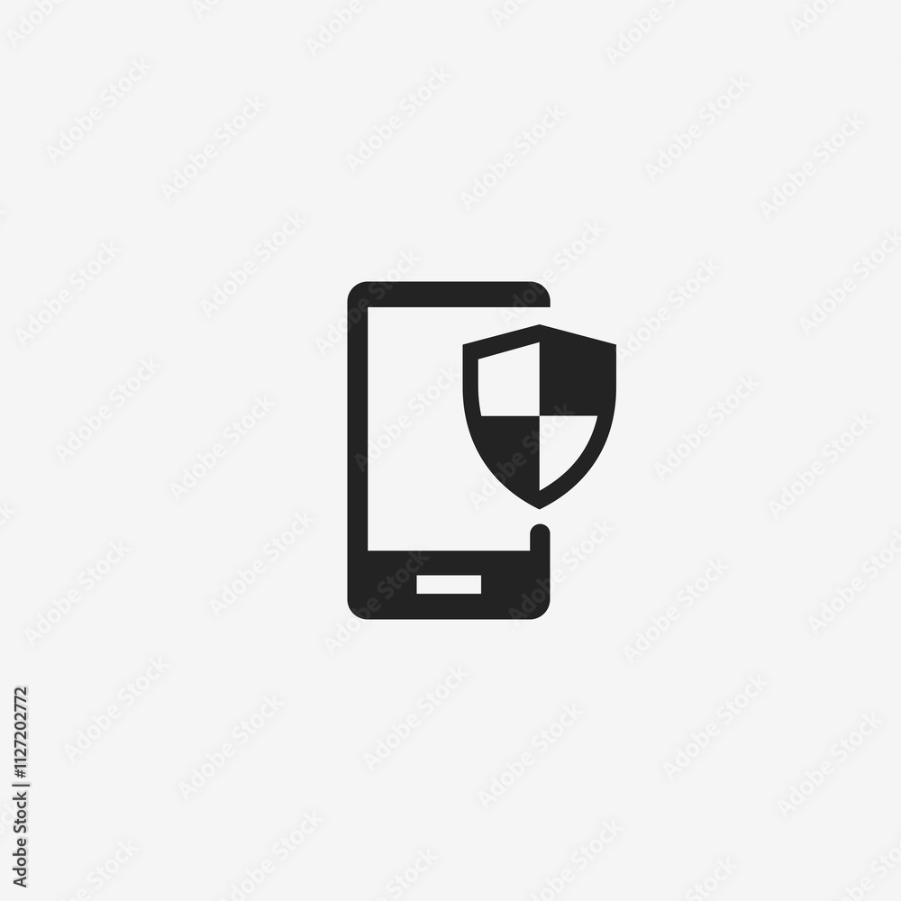 Mobile Security Icon
