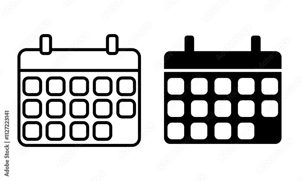 Set of calendar icons vector on white background
eps calendar icons Set of calendar icons vector on white background
eps calendar icons