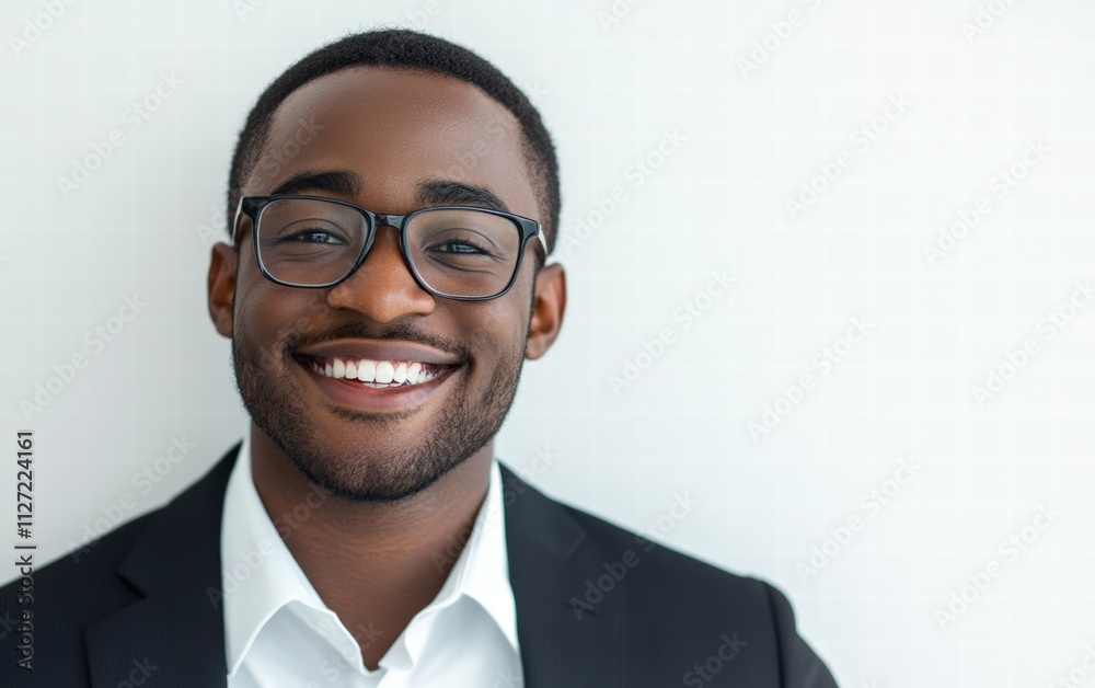 Handsome smiling businessman on bright and clear white background Handsome smiling businessman on bright and clear white background