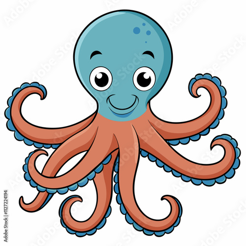 funny octopus cartoon