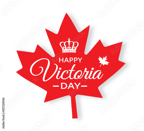 Obraz na płótnie VICTORIA DAY GREETING CARD OR BACKGROUND. VECTOR ILLUSTRATION - 2 w salonie