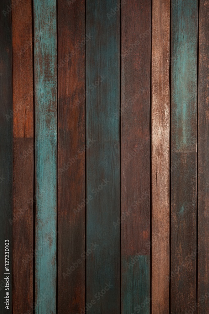 Wooden planks with a weathered look in various hues Wooden planks with a weathered look in various hues