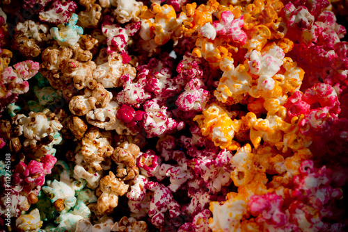 Colorful popcorn