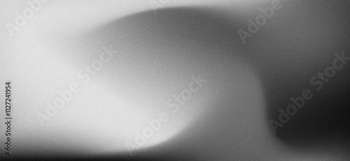 Fototapeta Naklejka Na Ścianę i Meble -  abstract Black and White grainy gradient background, noise texture effect, Black and White Monochrome background, wallpapers, posters, banners, flyers, and cards.	