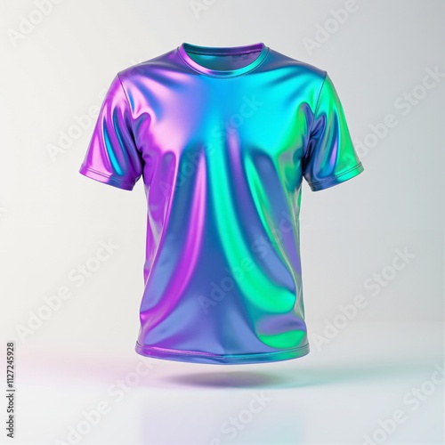 Holographic Rainbow T-Shirt – Party Wear