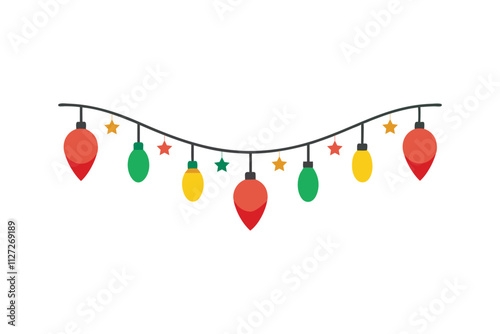 Hanging Christmas Lights for Festive Holiday Decoration