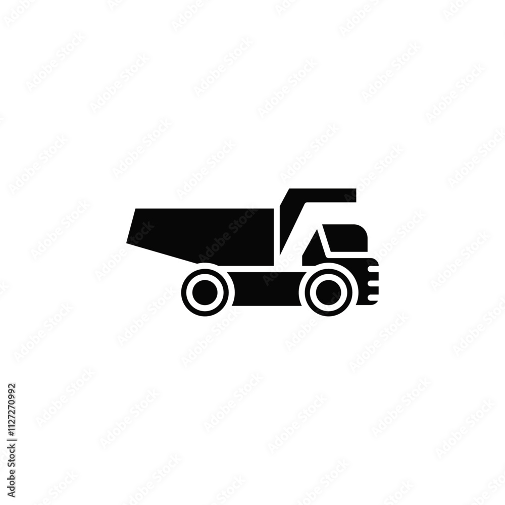 Haul icon Vector flat thin line illustration