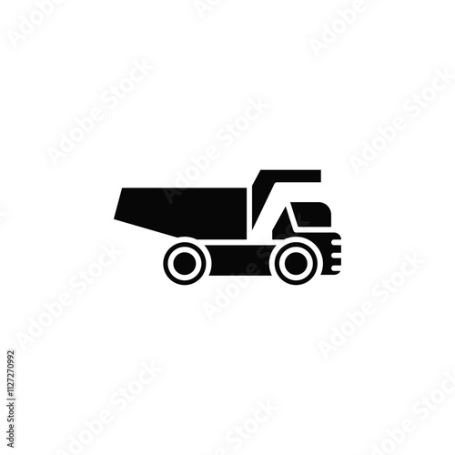 Haul icon Vector flat thin line illustration