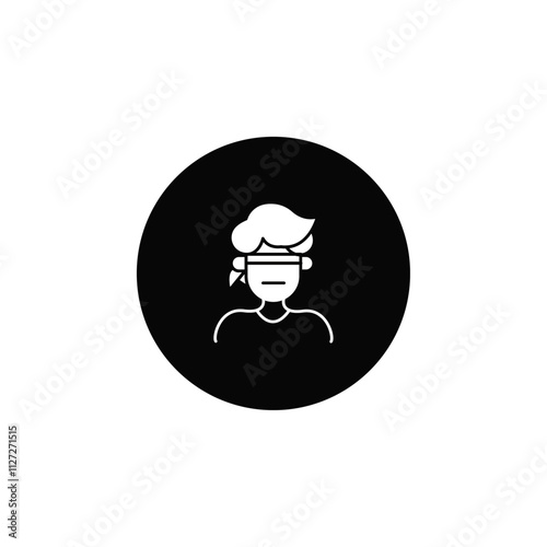 Ignore icon Vector flat thin line illustration