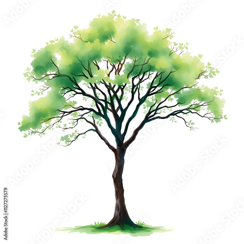 tree isolated on white