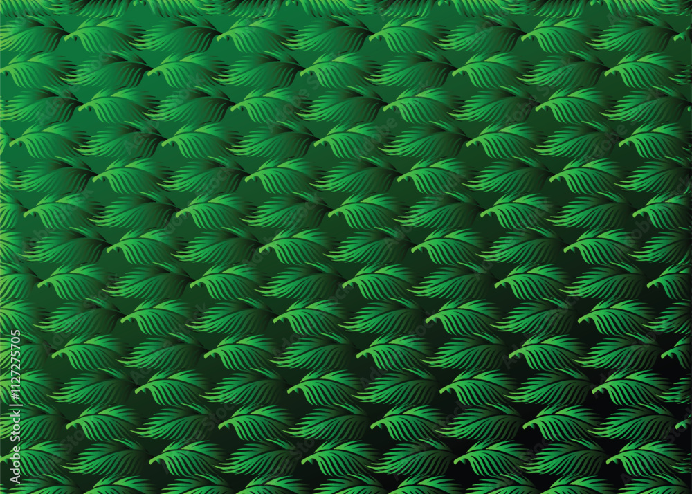 Fototapeta premium Abstract outlined leaves seamless pattern. Tea or banana leaf line art. Hand drawn outline design for fabric , print, cover, banner and invitation. Luxury minimal style wallpaper with botanical leaves