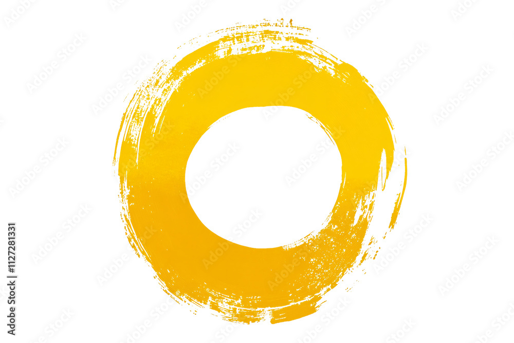 a yellow circle with a white background a yellow circle with a white background