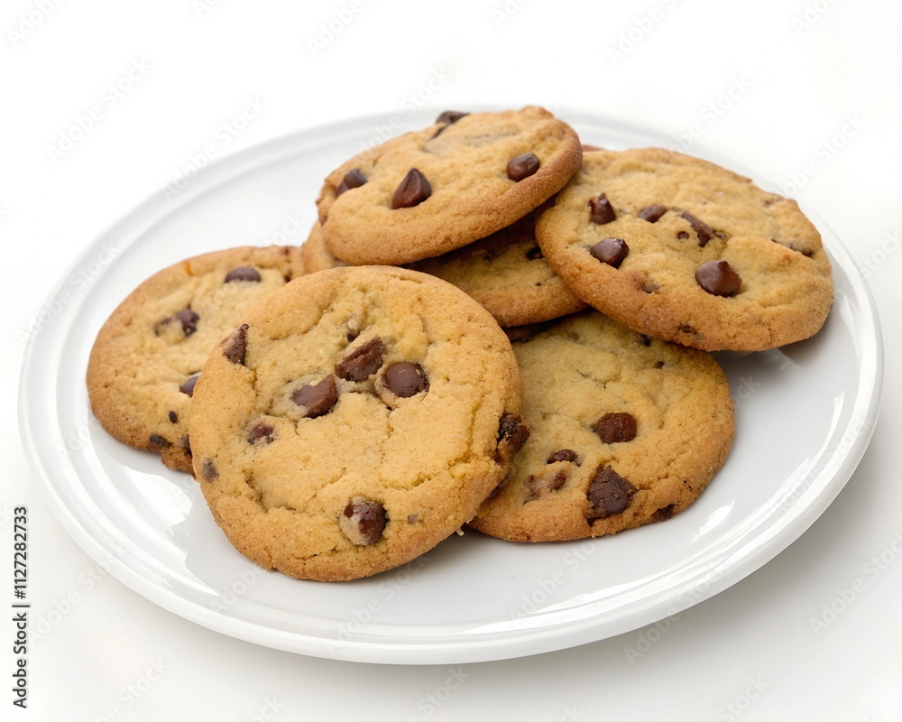 chocolate chip cookies isolated on white background
chocolate chip cookies isolated on white background