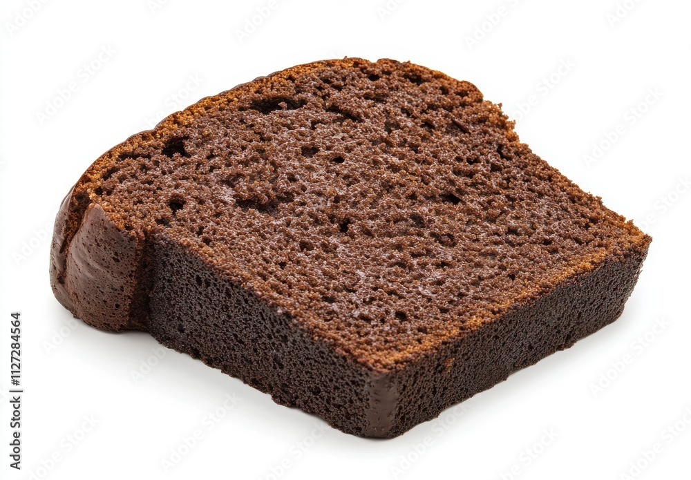 Slice of Rich Chocolate Cake on White Background Showcasing Moist Texture and Fluffy Crumbs Perfect for Dessert Recipes and Baking Inspiration Slice of Rich Chocolate Cake on White Background Showcasing Moist Texture and Fluffy Crumbs Perfect for Dessert Recipes and Baking Inspiration