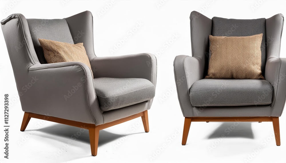 Elegant Gray Scandinavian Armchair A Modern Minimalist Design for Cozy Living Spaces, Perfect for Contemporary Homes and Stylish Interiors Ideal Accent Piece for Any Room Elegant Gray Scandinavian Armchair A Modern Minimalist Design for Cozy Living Spaces, Perfect for Contemporary Homes and Stylish Interiors Ideal Accent Piece for Any Room