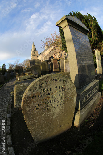 Saint Machar's Cathedral and graveyard - Aberdeen city - Scotland - UK photo