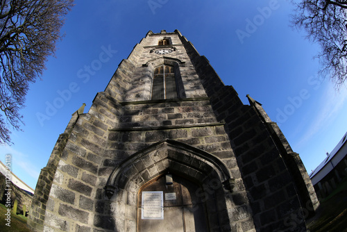Fotografie Saint Clements Church and churchyard - Arberdeen harbour - Scotland - UK