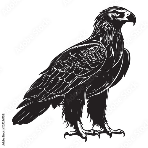 Creative black and white animal vector  photo