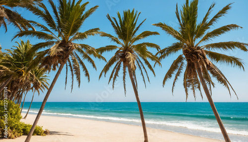 palm tree on the beach