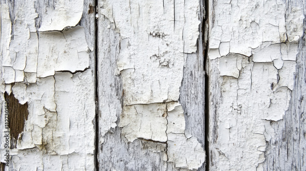 Textured white square surface with heavily cracked paint, revealing layers beneath, close-up of weathered wood, vintage style, rustic, detailed, abstract patterns. Textured white square surface with heavily cracked paint, revealing layers beneath, close-up of weathered wood, vintage style, rustic, detailed, abstract patterns.