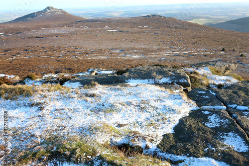 Walking trail leading to Bennachie - From Pitcaple - Aberdeenshire - Scotland - UK photo