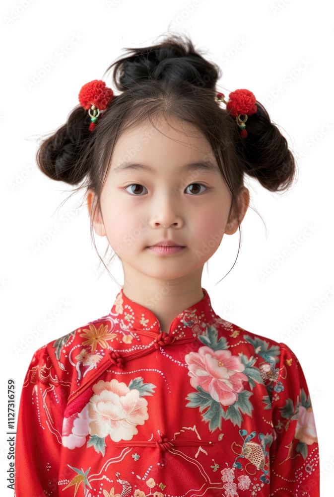 PNG Chinese New Year Festival child clothing dress. PNG Chinese New Year Festival child clothing dress.