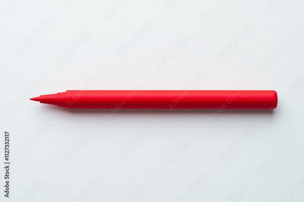 Vibrant Red Marker Minimalist Design Bold Practical Finish Vibrant Red Marker Minimalist Design Bold Practical Finish