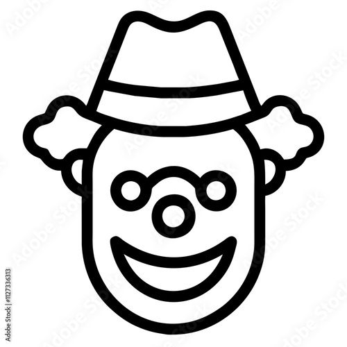 Icon of a Circus Clown
