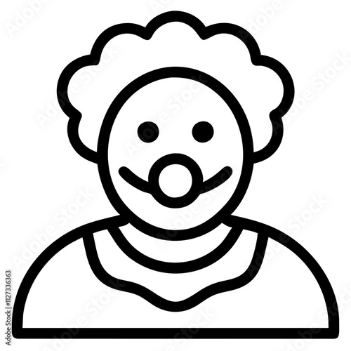 Icon of a Circus Clown
