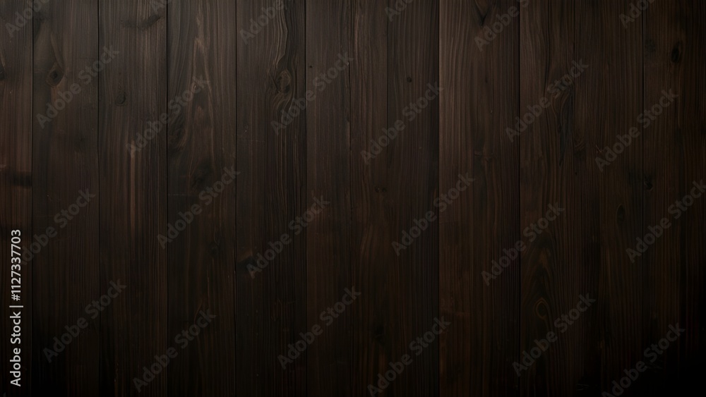 Dark brown wood material background texture, table or floor pattern backdrop
