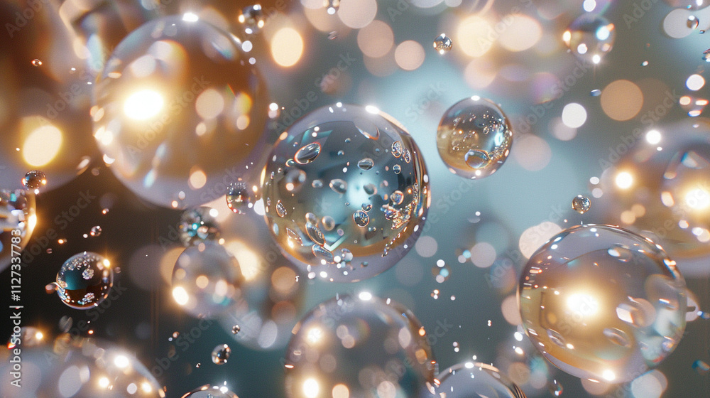 Naklejka premium christmas lights background