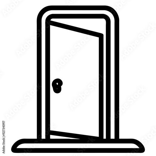 Icon of an Open Door