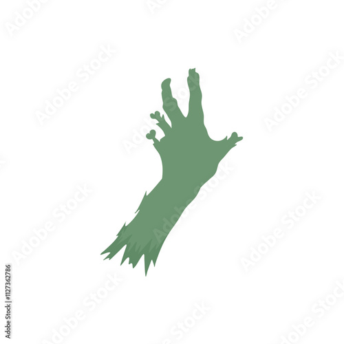 Cartoon halloween zombie hands