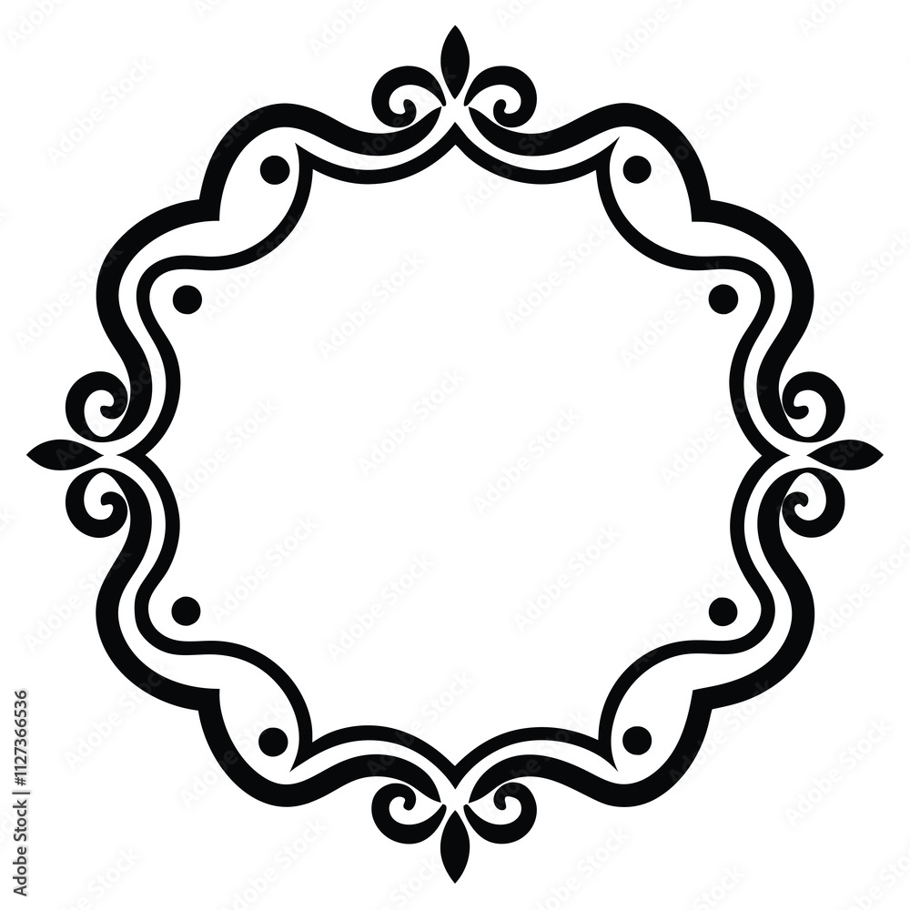 Decorative Frame Border Design with Ornament, Easily Editable Vector File MiLon Graphic Decorative Frame Border Design with Ornament, Easily Editable Vector File MiLon Graphic