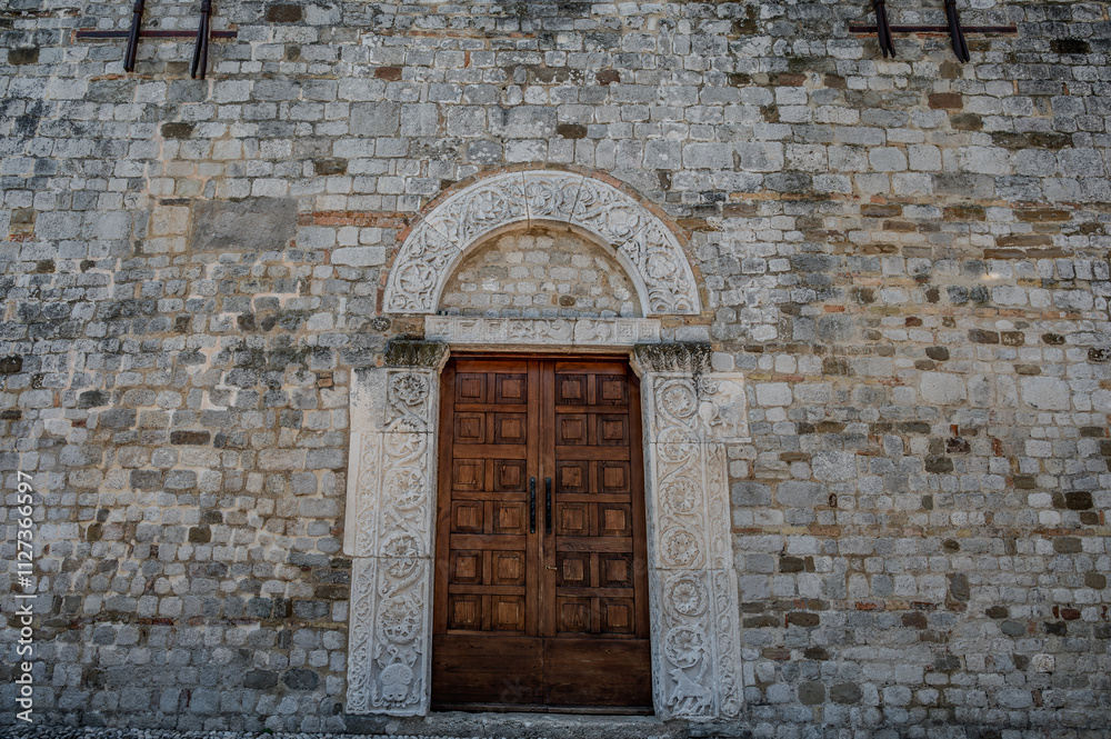 Guardia Vomano di Notaresco. Abruzzo. Abbey of San Clemente al Vomano Guardia Vomano di Notaresco. Abruzzo. Abbey of San Clemente al Vomano
