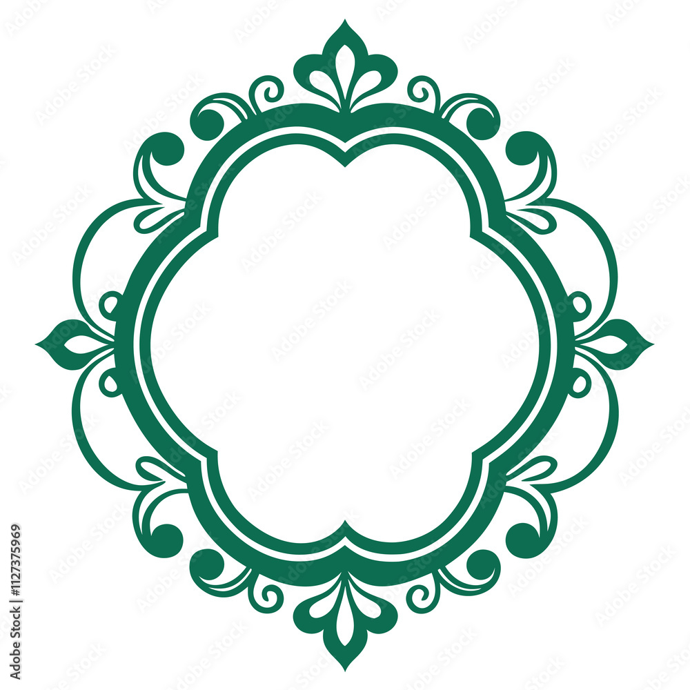 Decorative Frame Border Design with Ornament, Easily Editable Vector File MiLon Graphic Decorative Frame Border Design with Ornament, Easily Editable Vector File MiLon Graphic