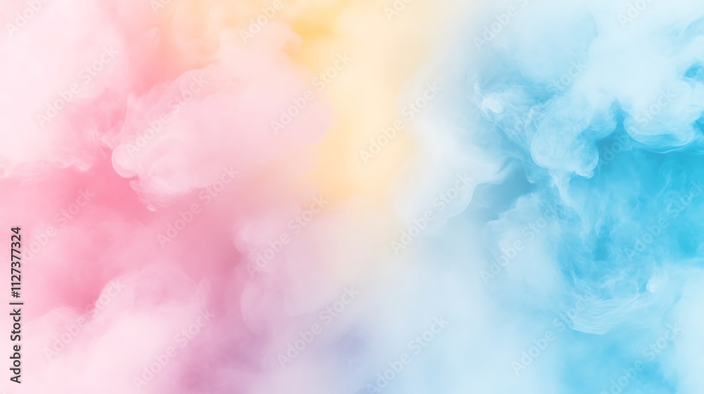 Abstract pastel colored smoke clouds background. Abstract pastel colored smoke clouds background.