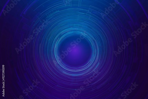 Futuristic vector illustration of a aqua circuit board with intricate digital tech elements, perfect for advanced technology backgrounds.