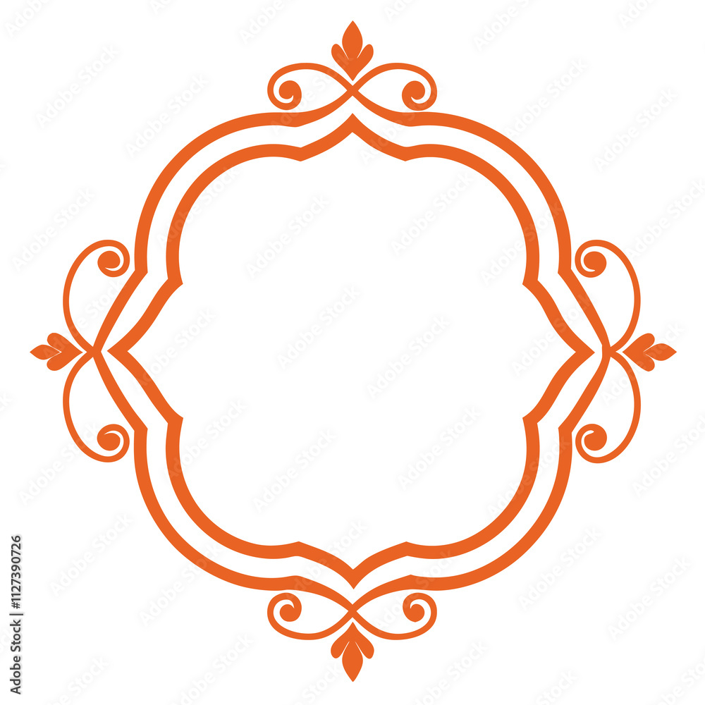 Decorative Frame Border Design with Ornament, Easily Editable Vector File MiLon Graphic Decorative Frame Border Design with Ornament, Easily Editable Vector File MiLon Graphic